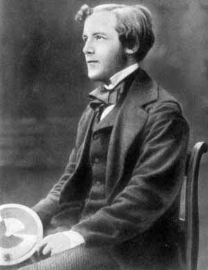 Photograph of James Clerk Maxwell as a young man