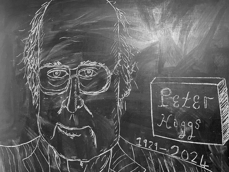 Portrait of Peter Higgs