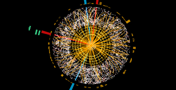 Higgs decay to four electrons recorded by ATLAS in 2012